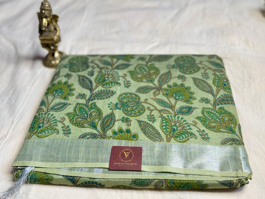 Sea green in Mul Cotton
