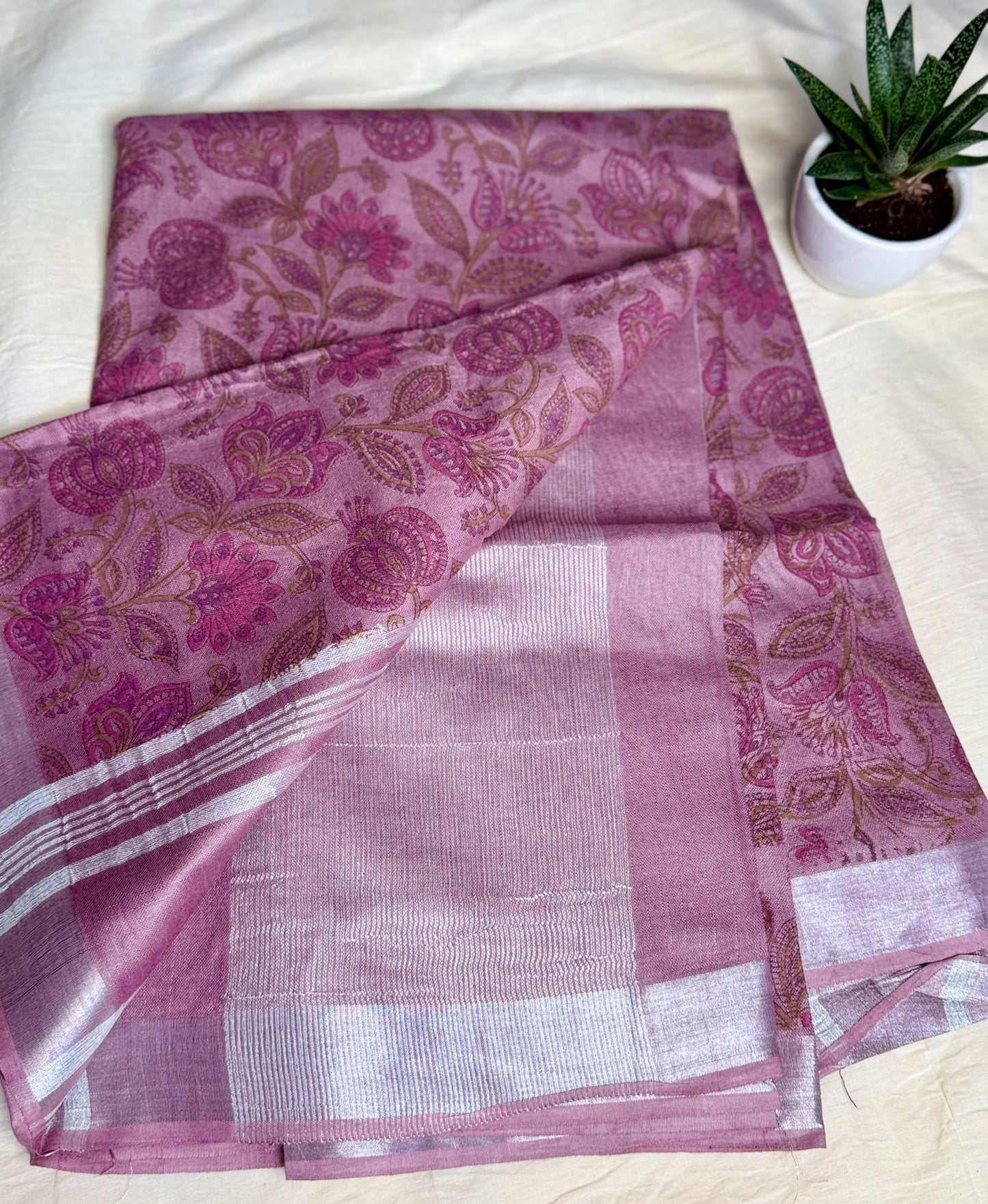 Powder Pink Serenity in Mul Cotton