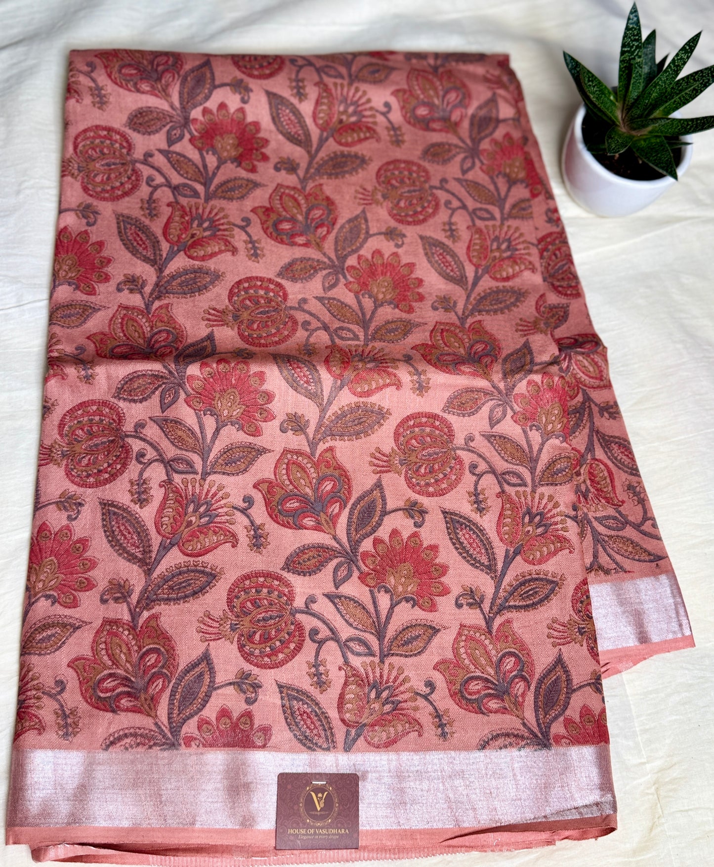 Peach Serenity in Mul Cotton