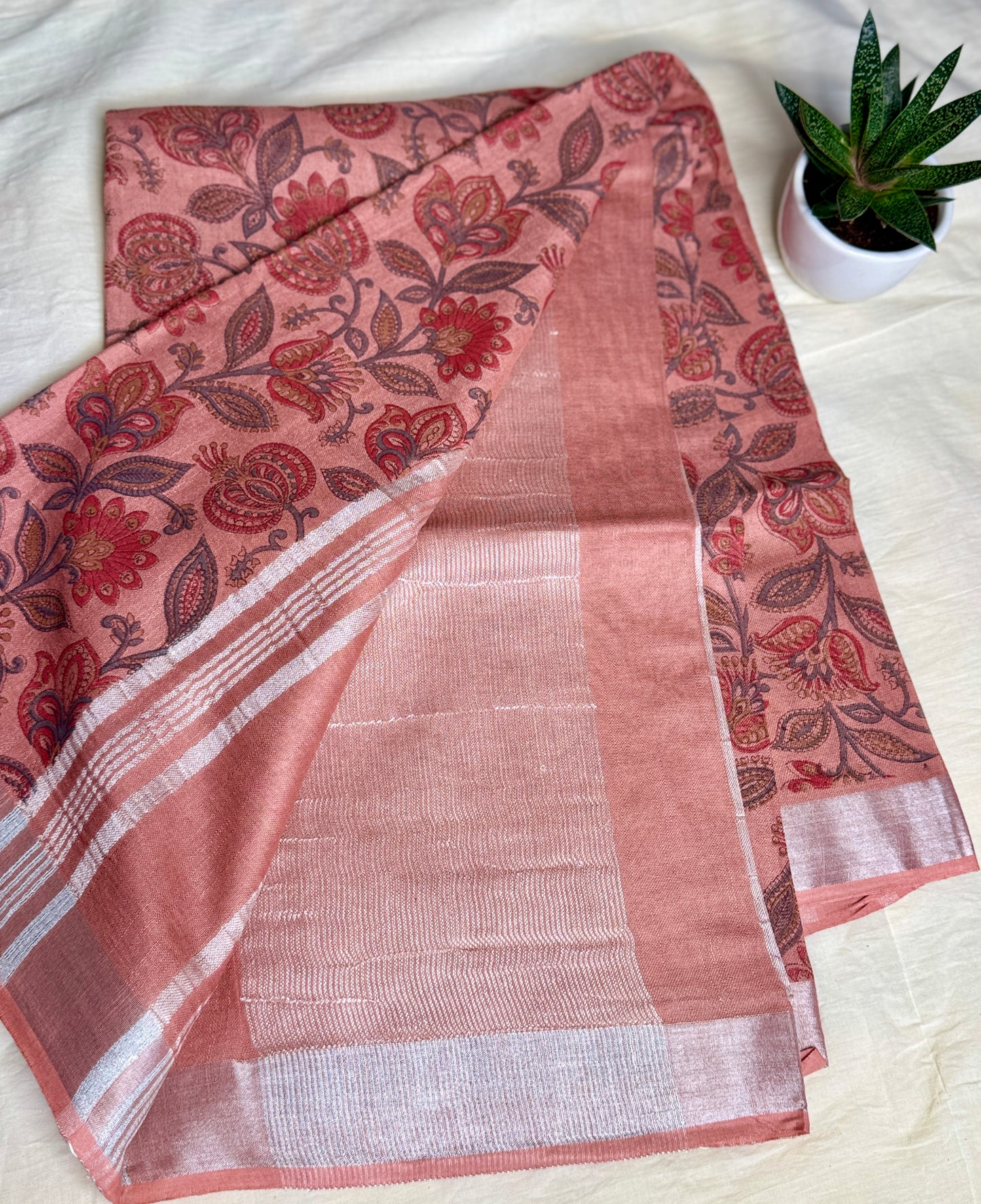 Peach Serenity in Mul Cotton