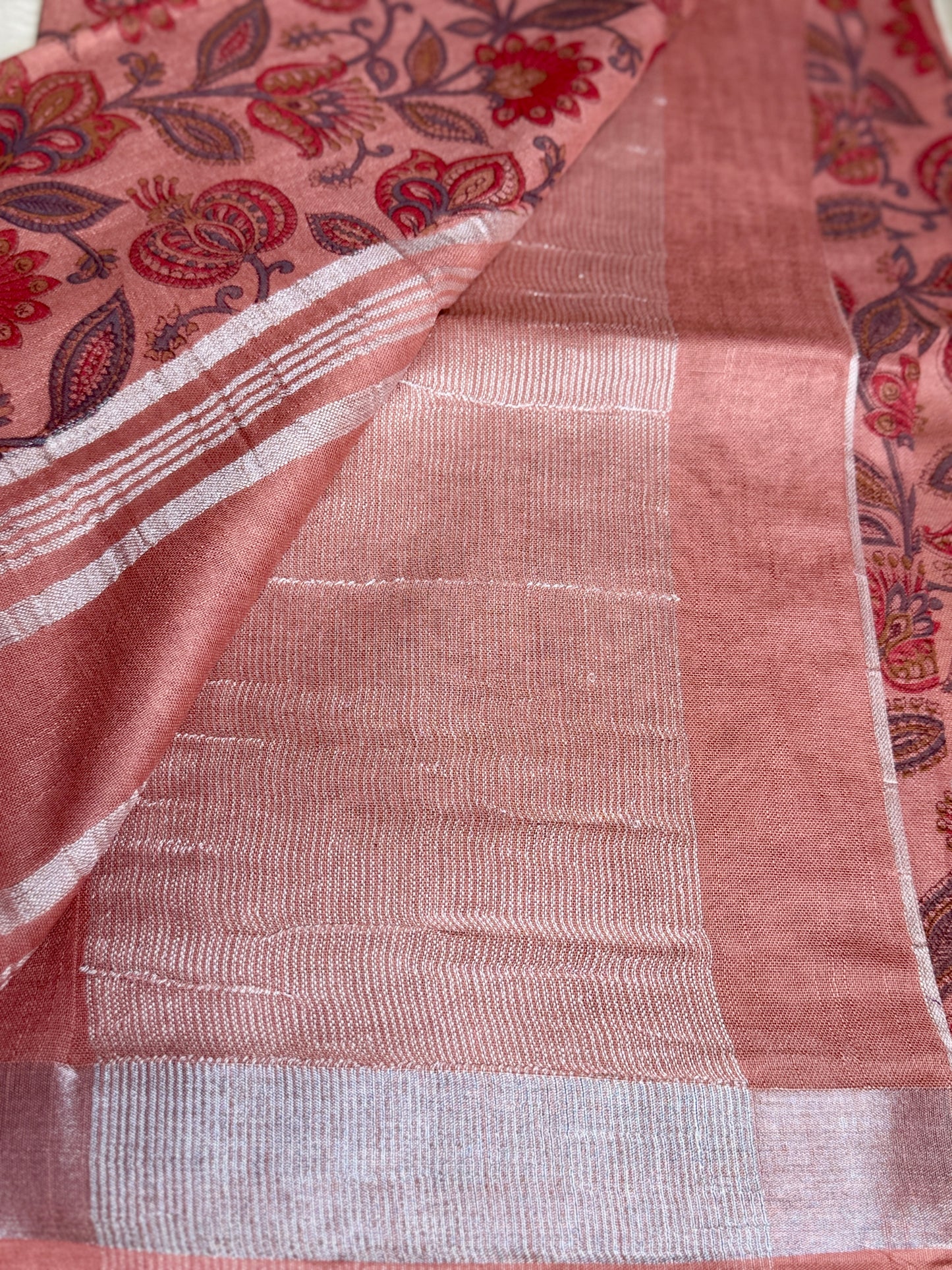 Peach Serenity in Mul Cotton